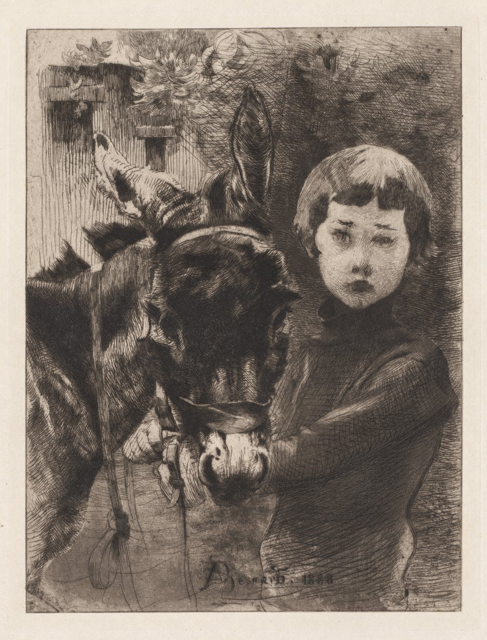 Robert Besnard és szamara Robert Besnard és szamara, 1888. alkotó: Paul Albert Besnard