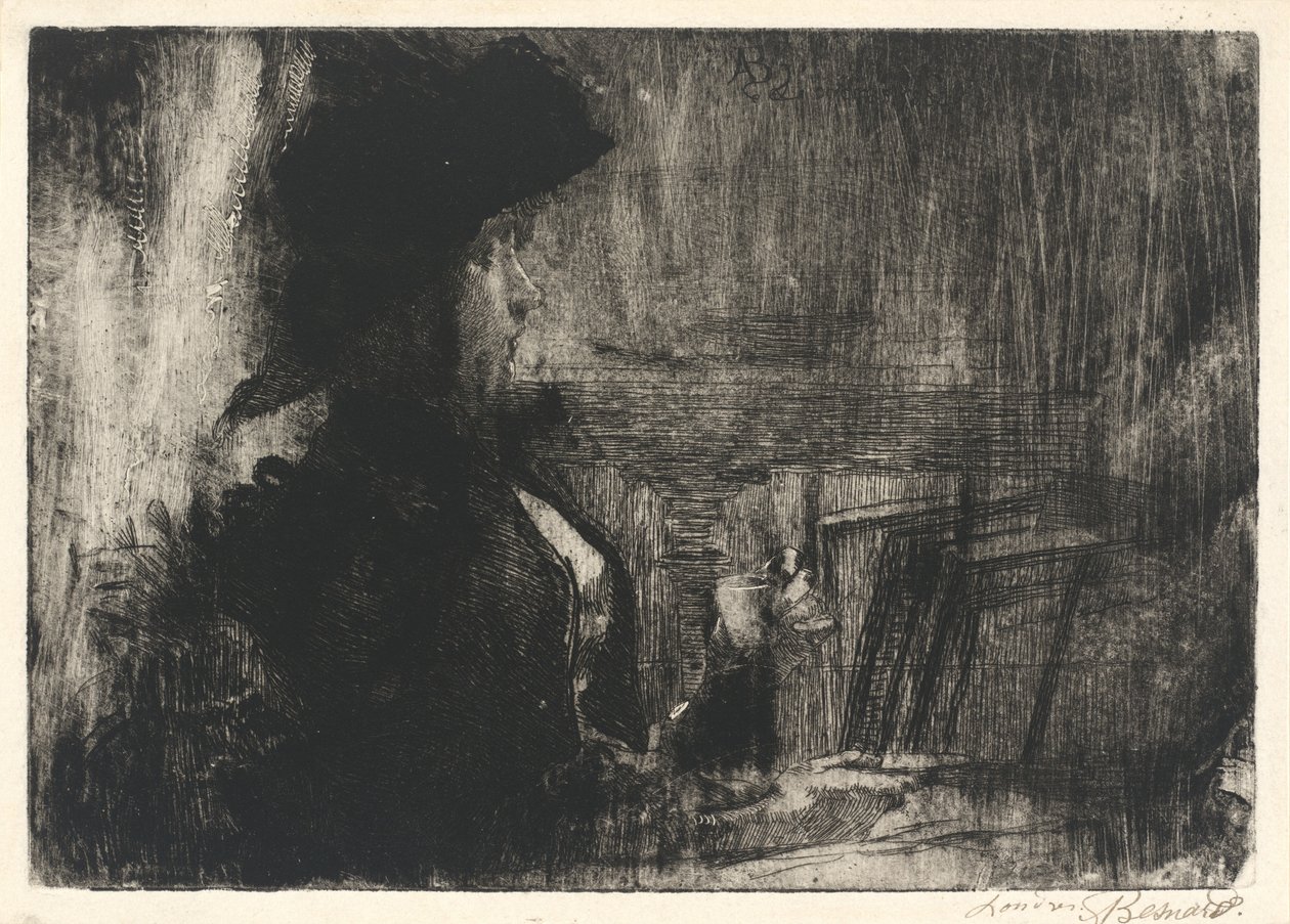 A csésze tea alkotó: Albert Besnard