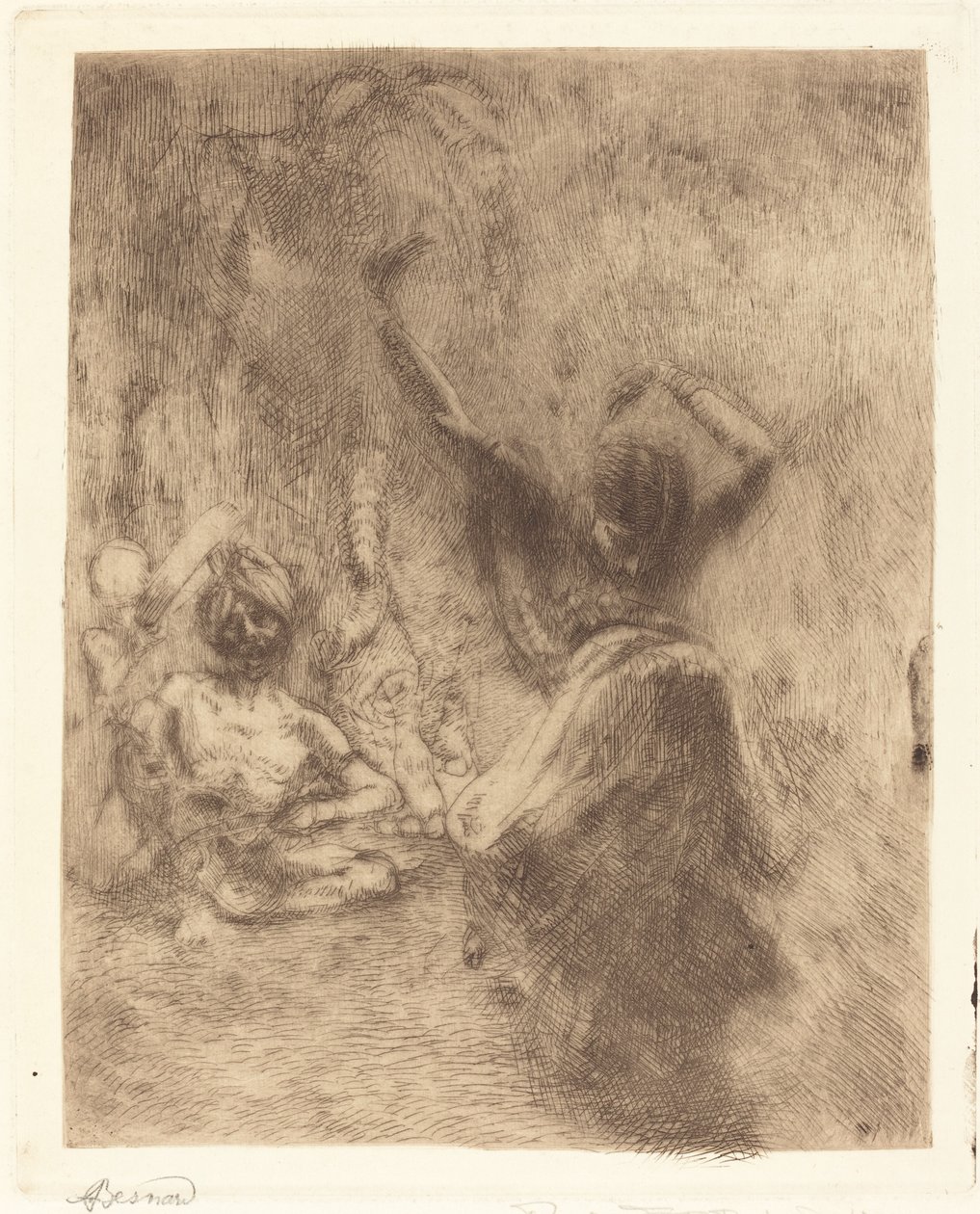 Tanjore táncosa (La bayadère de Tanjore) alkotó: Albert Besnard