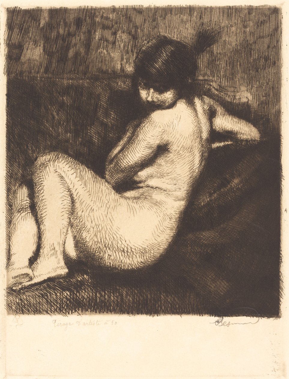 A tollas turbán alkotó: Albert Besnard