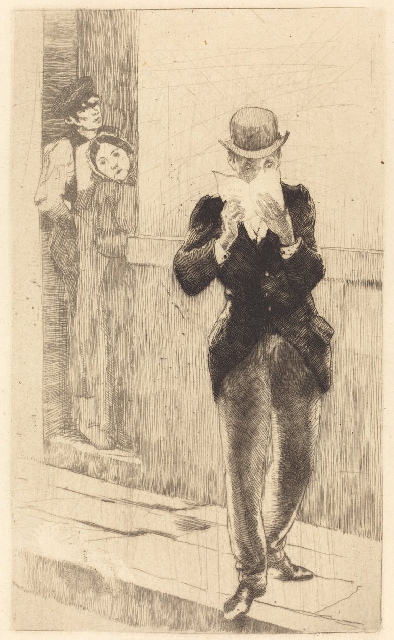 A levél Madame Henrynek alkotó: Albert Besnard