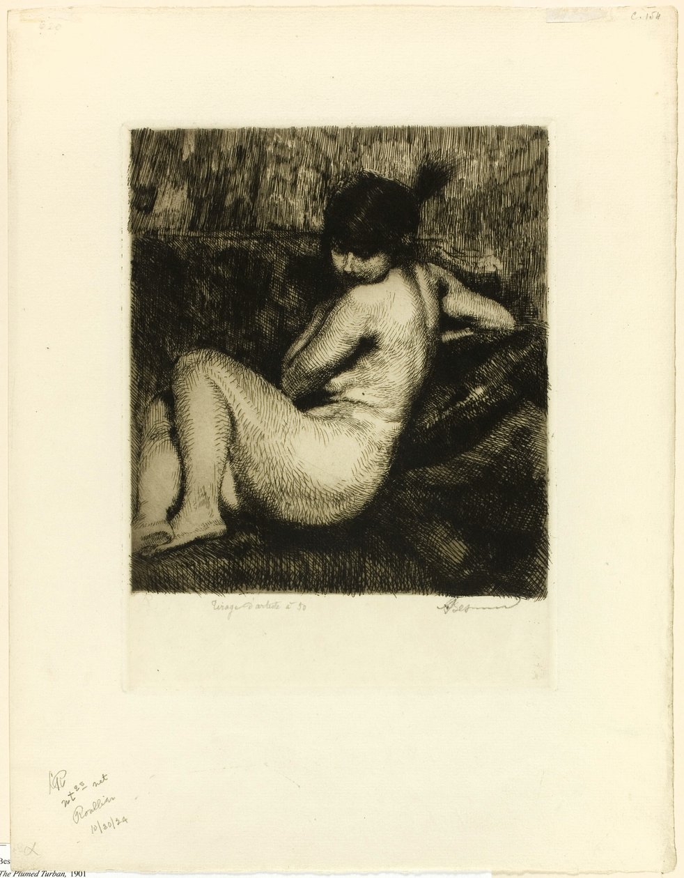 A tollas turbán alkotó: Albert Besnard