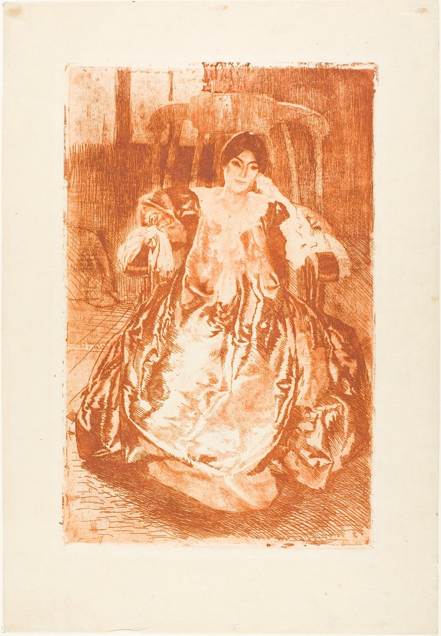 A selyem ruha alkotó: Albert Besnard