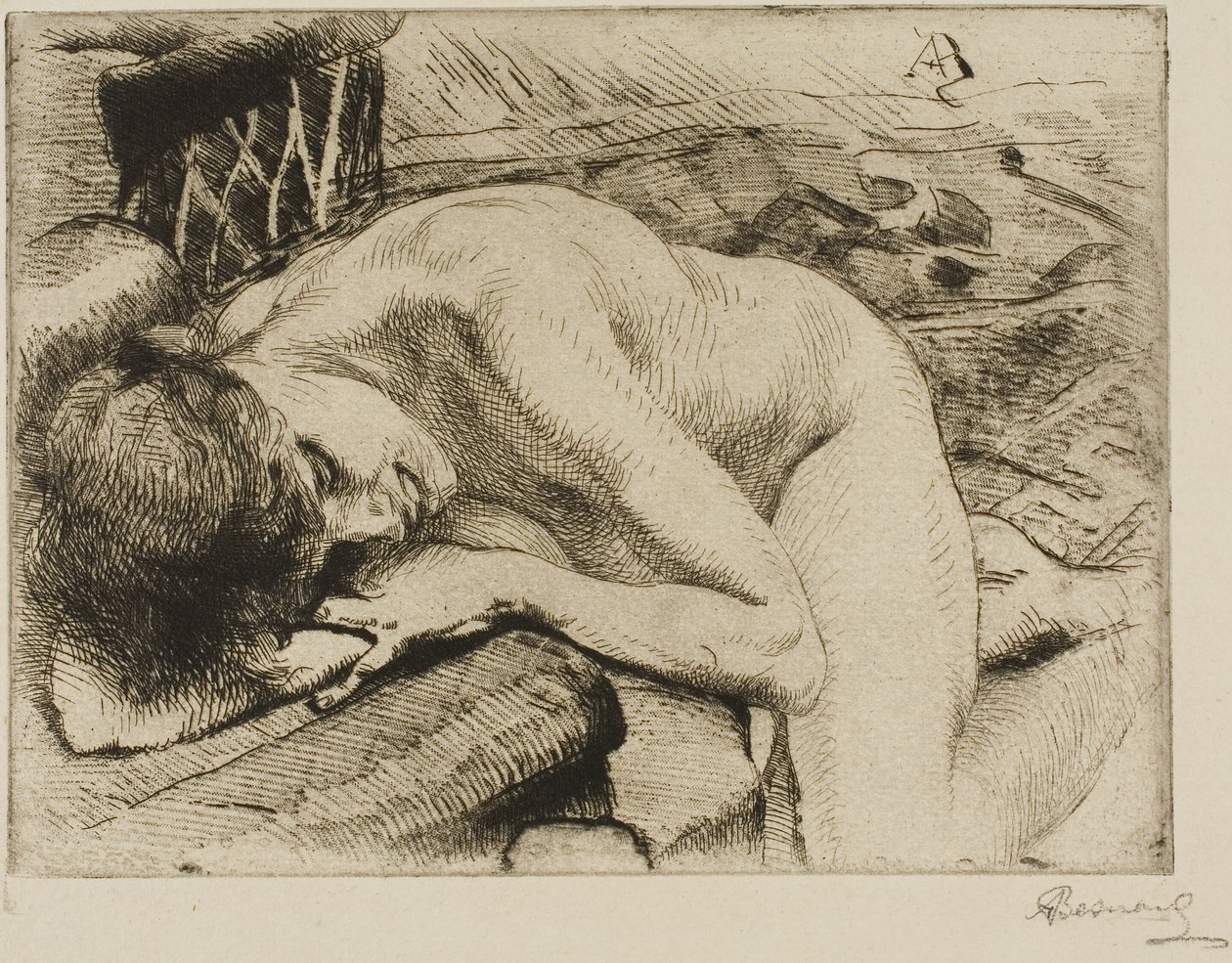 Az alvó modell alkotó: Albert Besnard