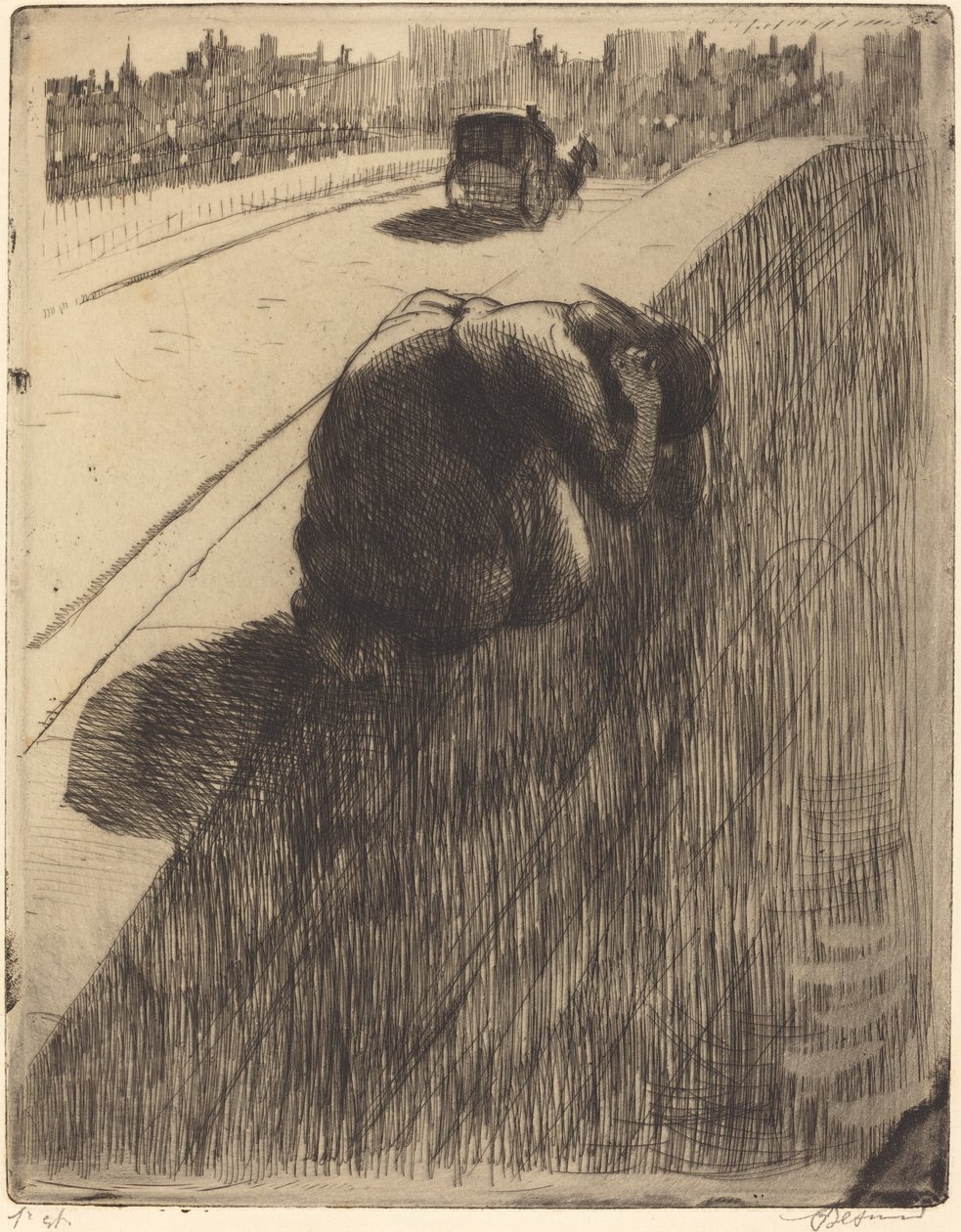 Az öngyilkosság (Le Suicide) alkotó: Albert Besnard