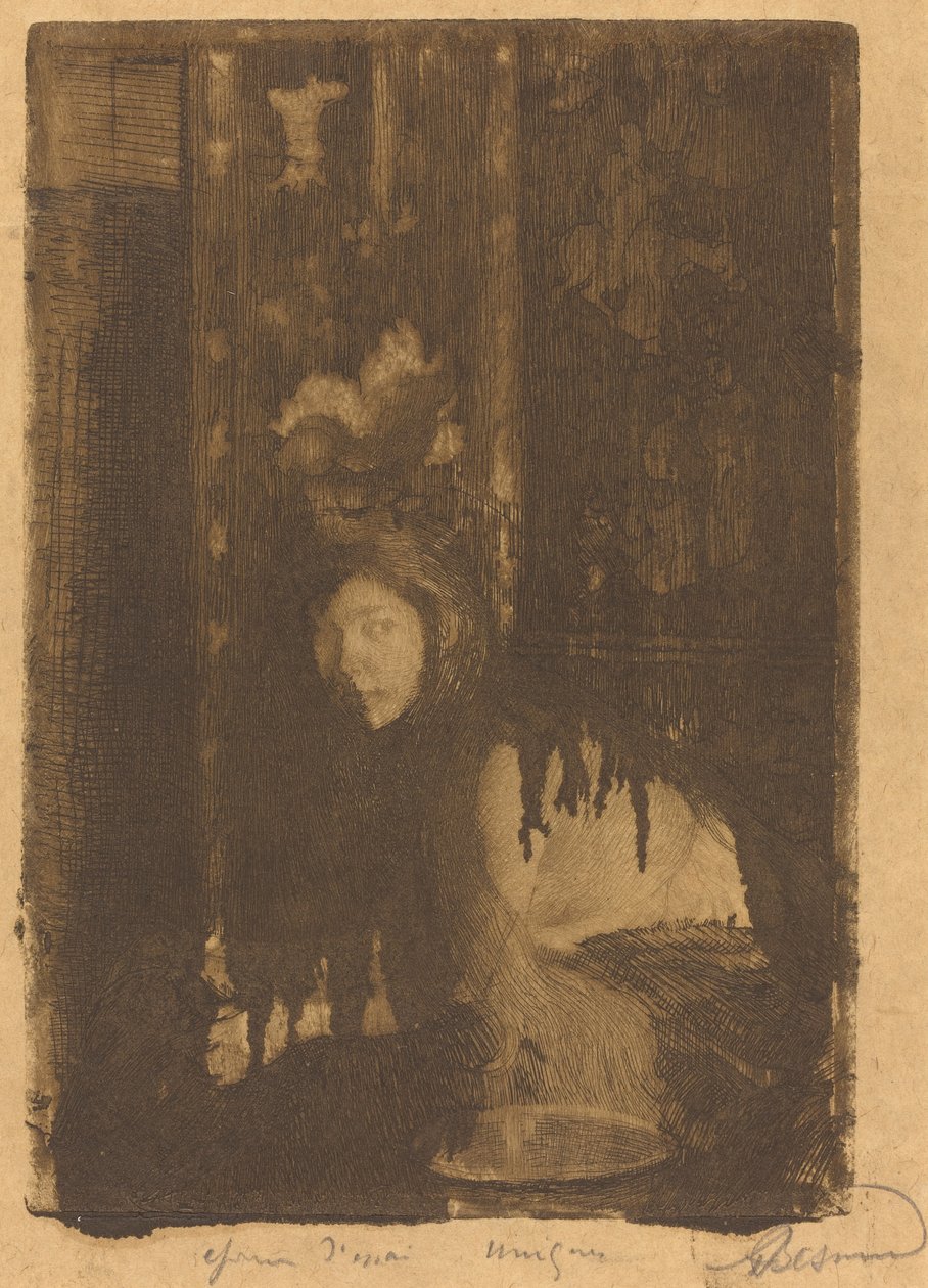 Nő vázával (La femme au vase) alkotó: Albert Besnard