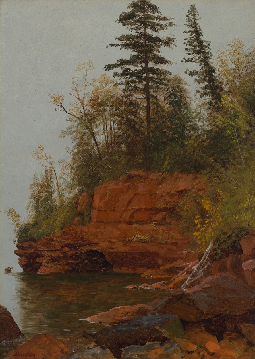 A Rocky Cove alkotó: Albert Bierstadt