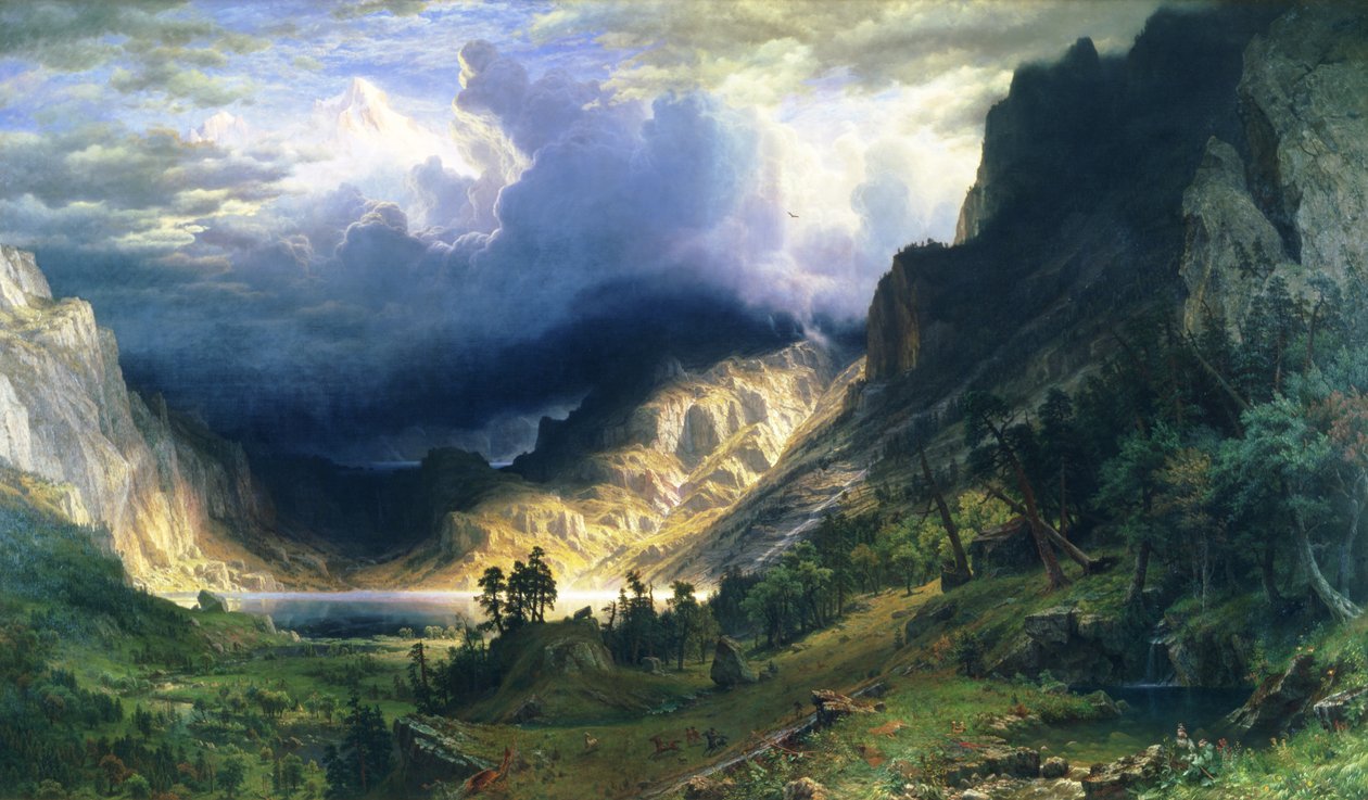 Vihar a Sziklás-hegységben - Mt. Rosalie alkotó: Albert Bierstadt