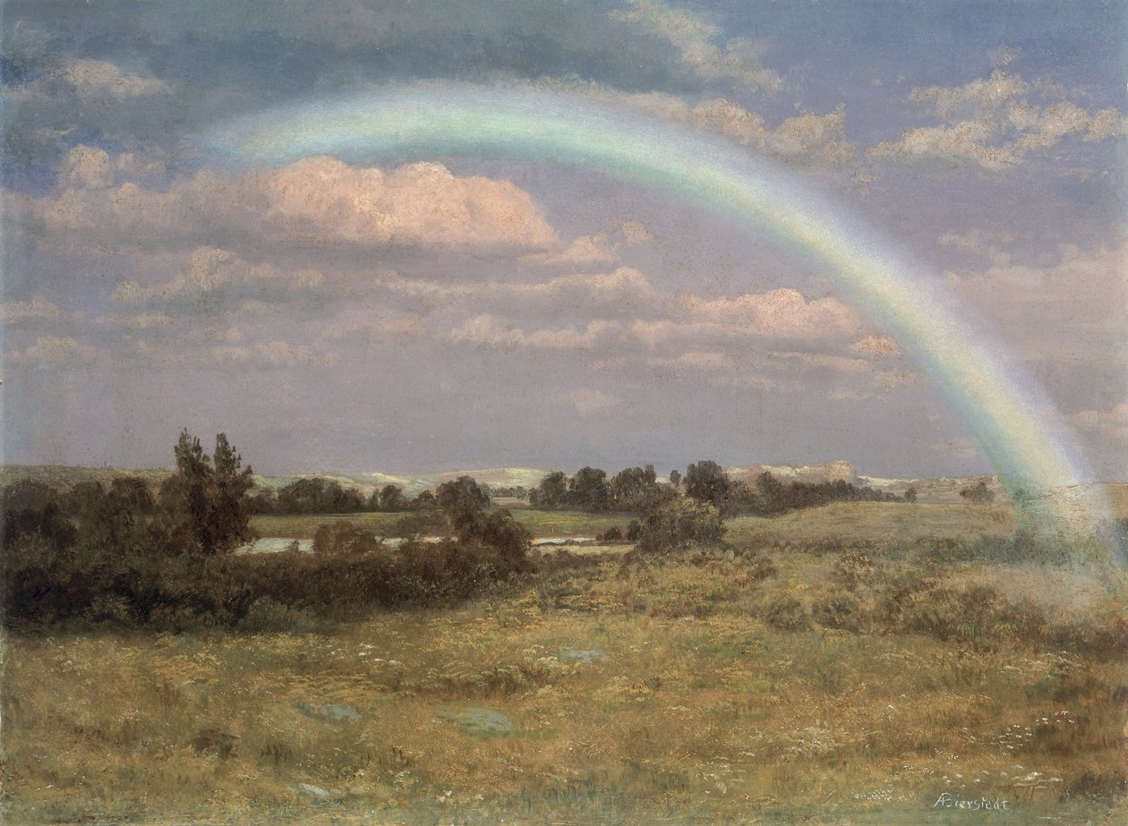 A vihar után alkotó: Albert Bierstadt