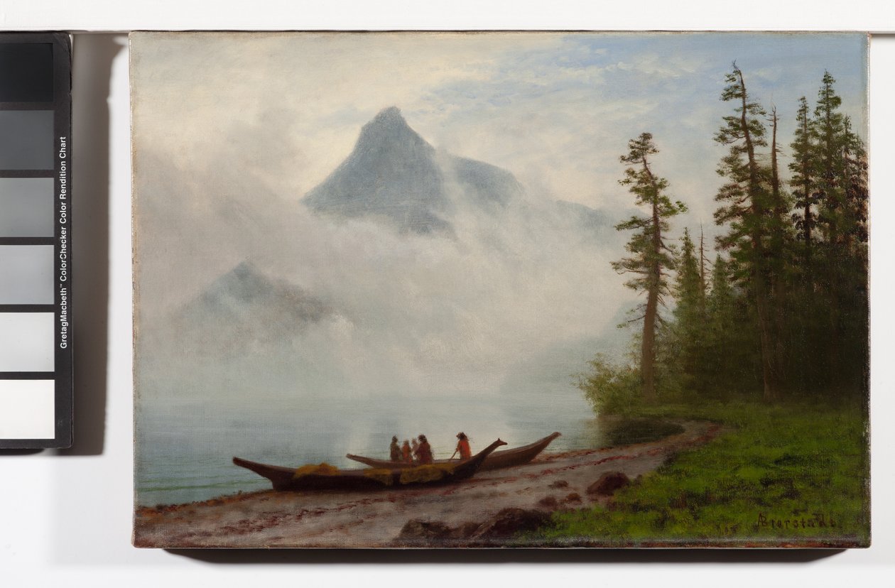Alaszka, 1889 körül (olaj, vászon) alkotó: Albert Bierstadt
