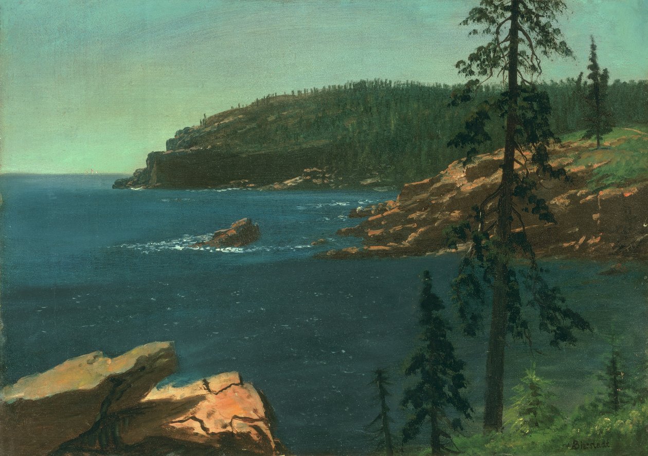 Kaliforniai tengerpart alkotó: Albert Bierstadt