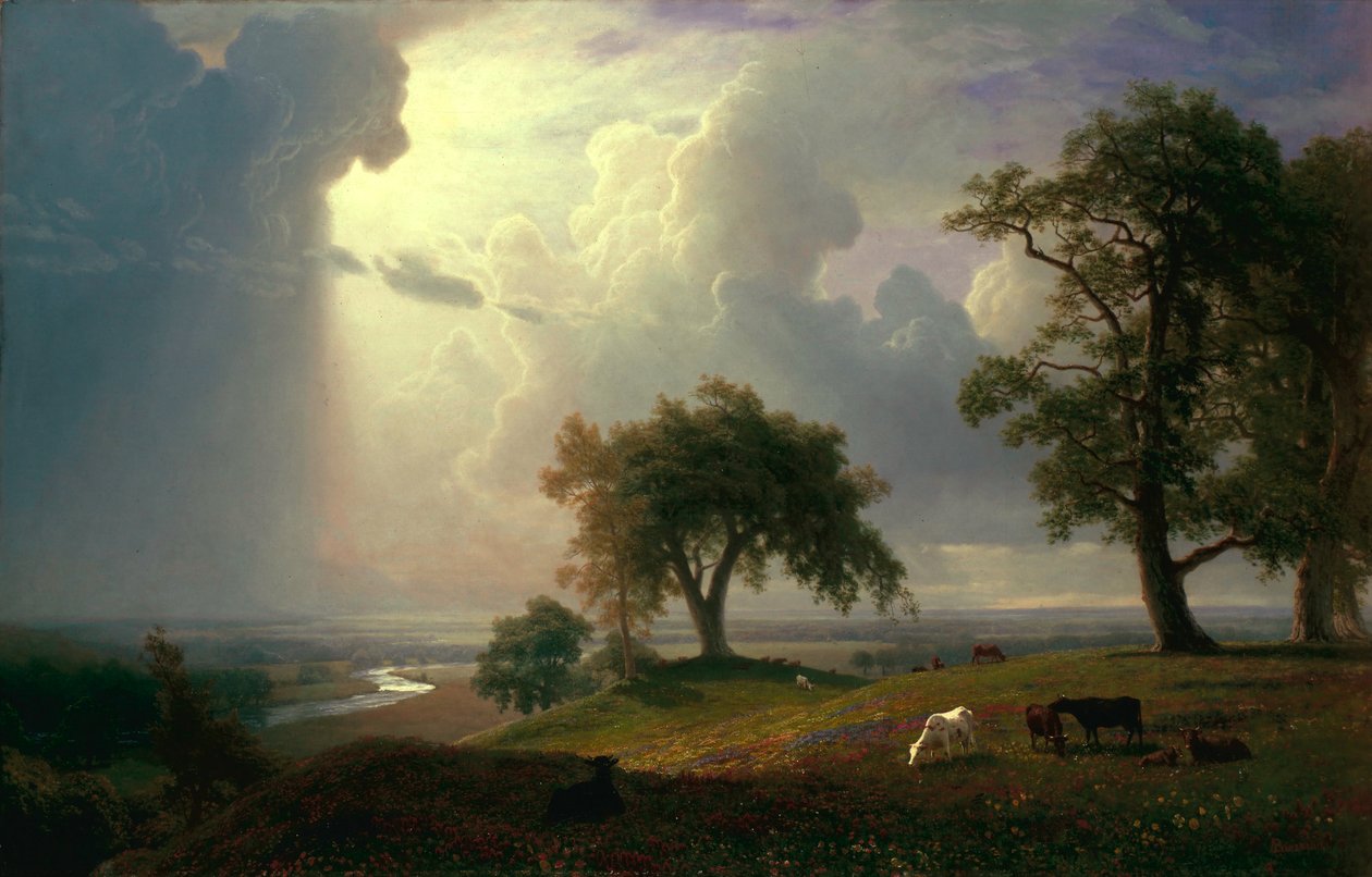 Kaliforniai tavasz  alkotó: Albert Bierstadt