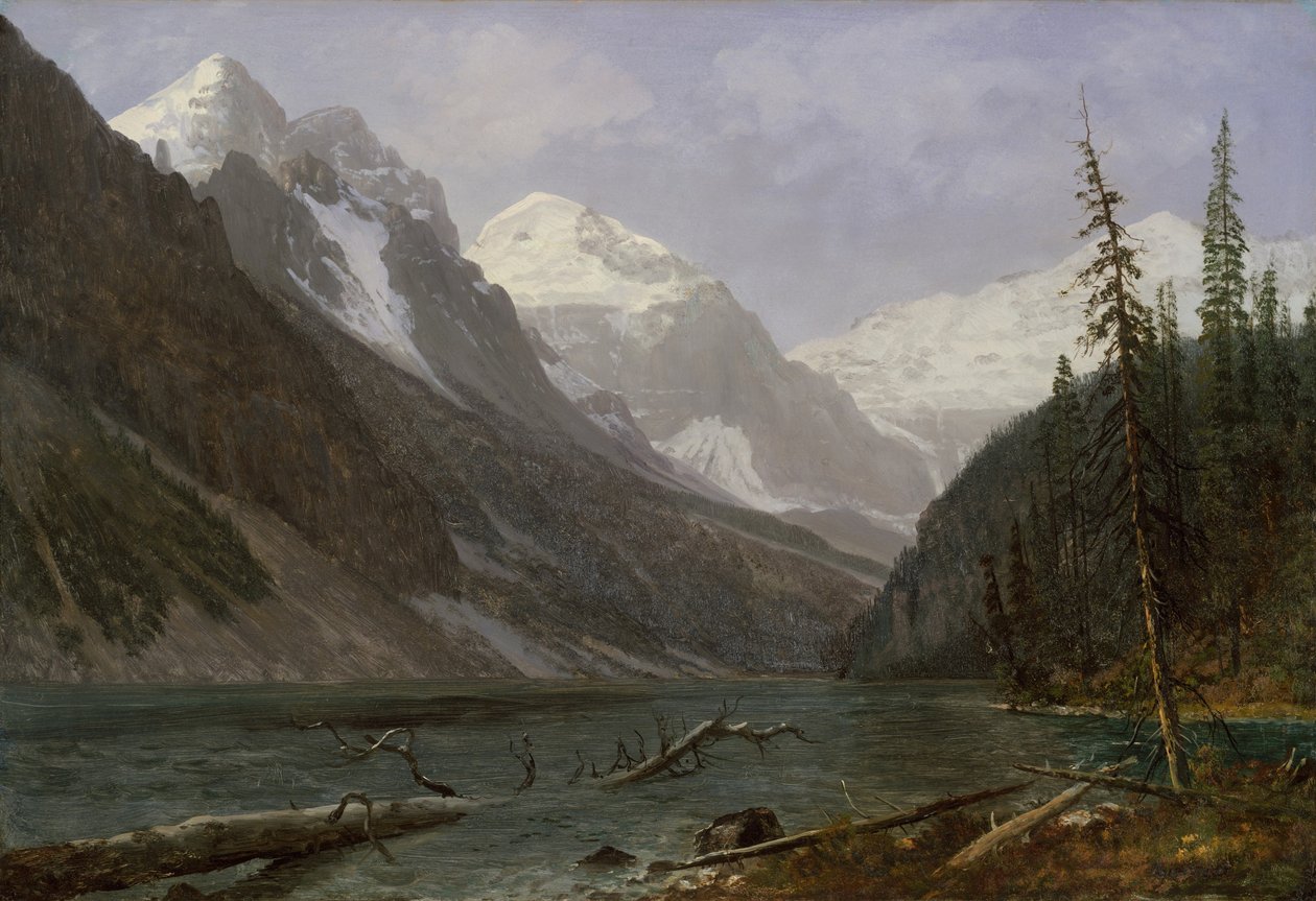 Kanadai Sziklás-hegység (Lake Louise) alkotó: Albert Bierstadt