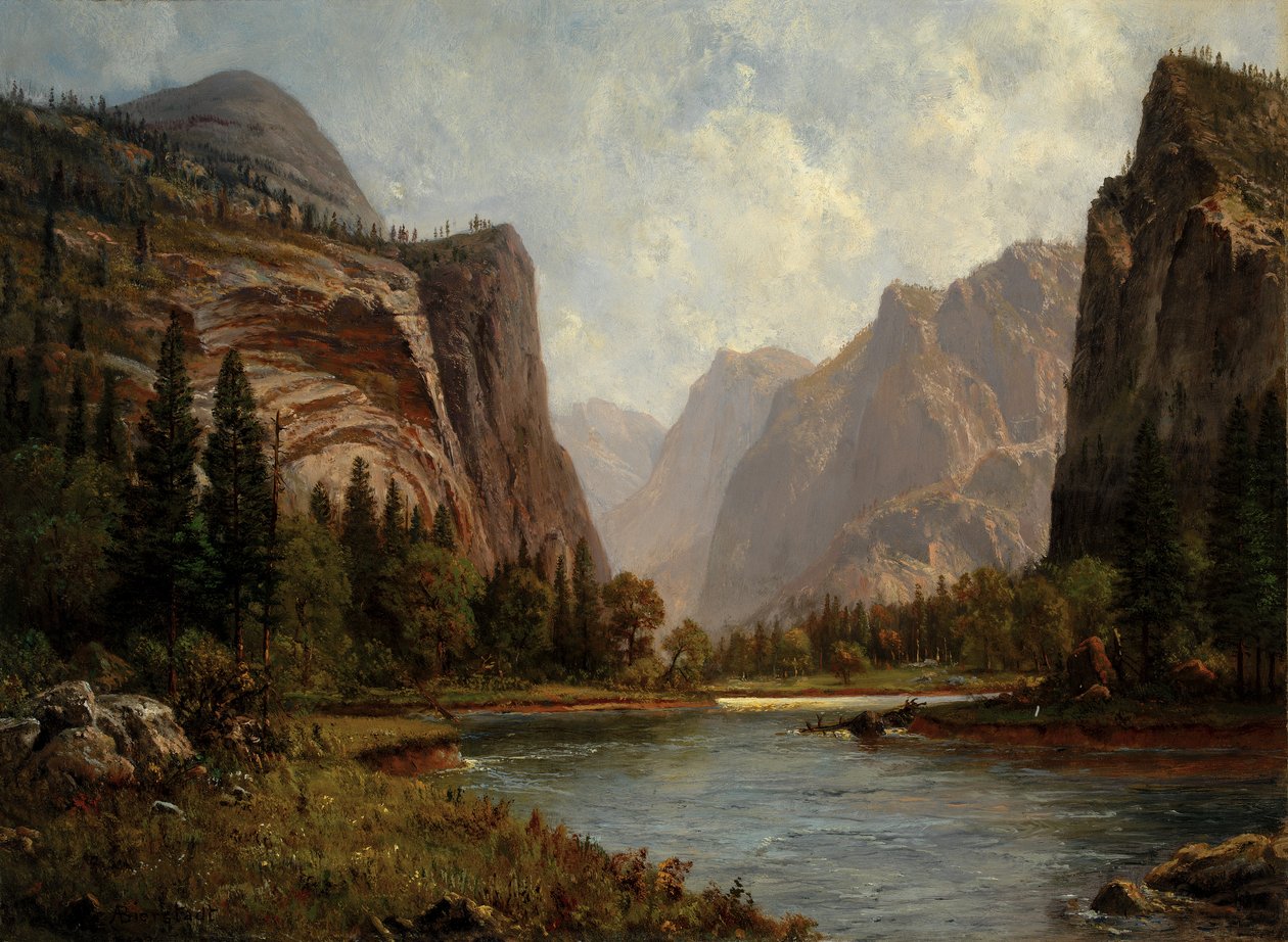 A Yosemite kapui, kb. 1882. alkotó: Albert Bierstadt