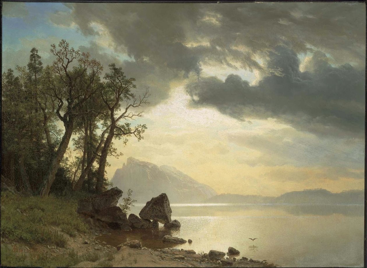 Tahoe-tó, Kalifornia alkotó: Albert Bierstadt