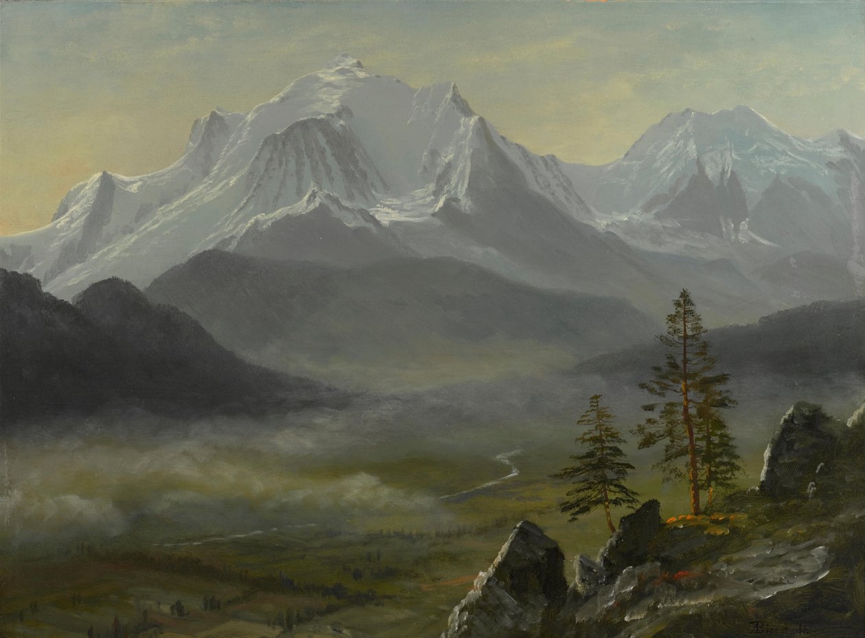 Mont Blanc alkotó: Albert Bierstadt