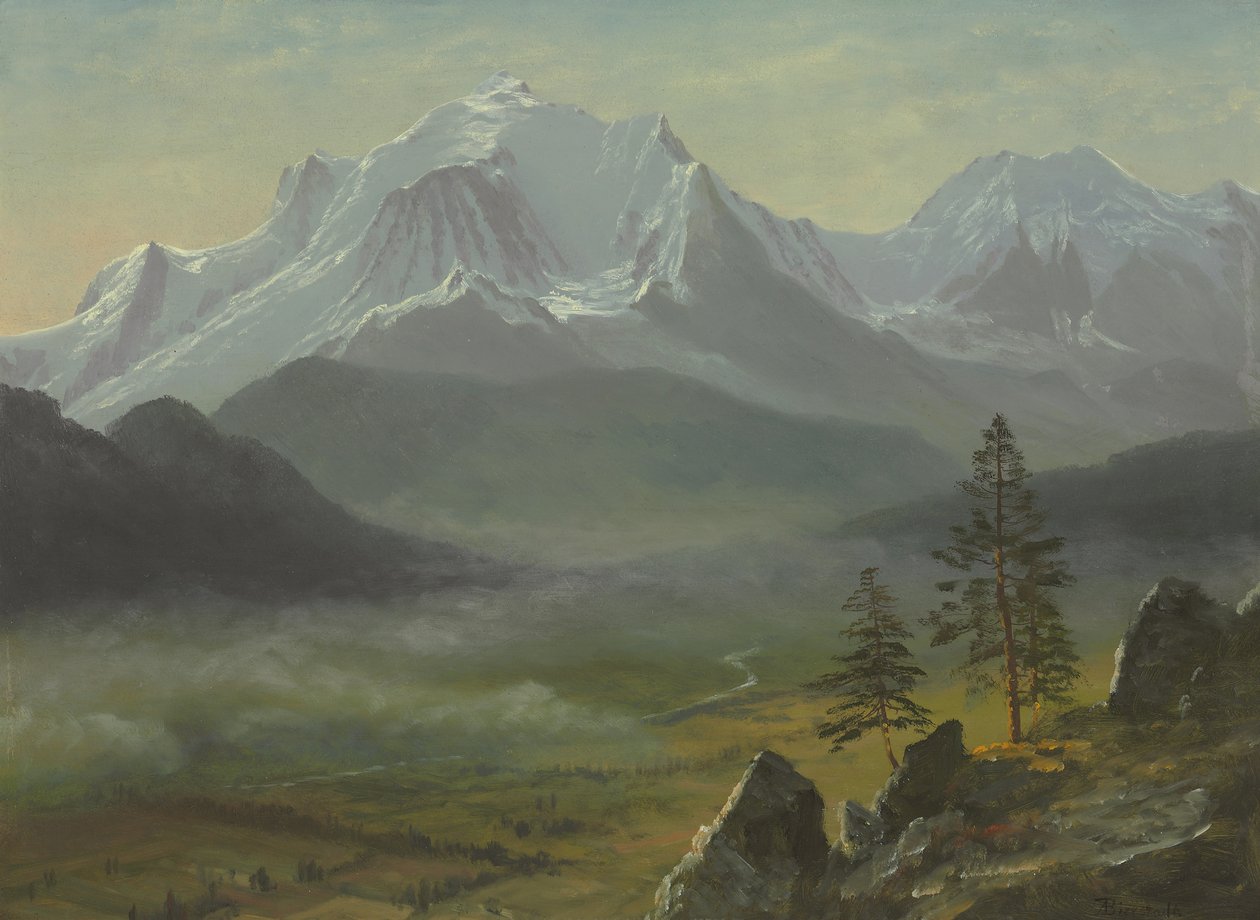 Mont Blanc alkotó: Albert Bierstadt