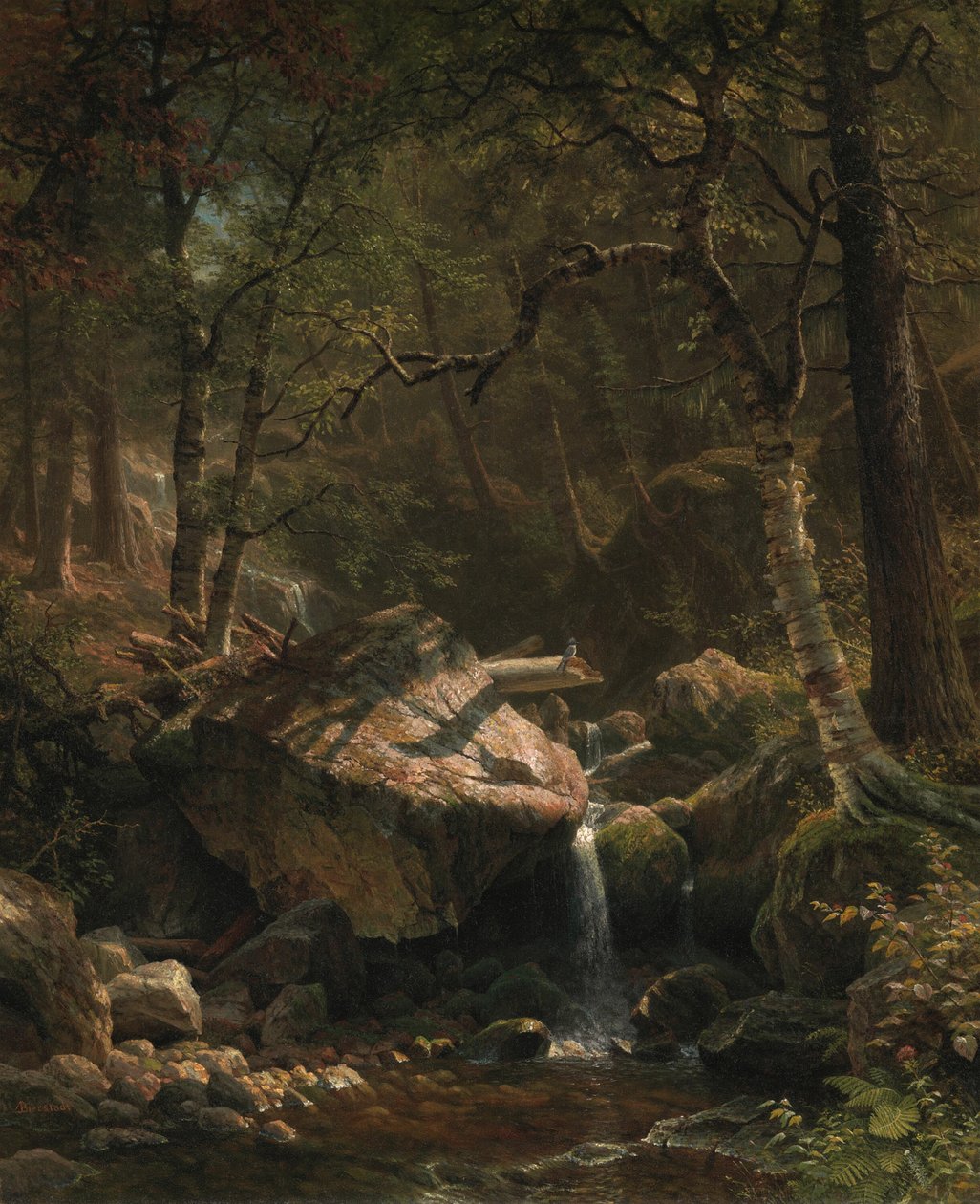 Mountain Brook, 1863. alkotó: Albert Bierstadt