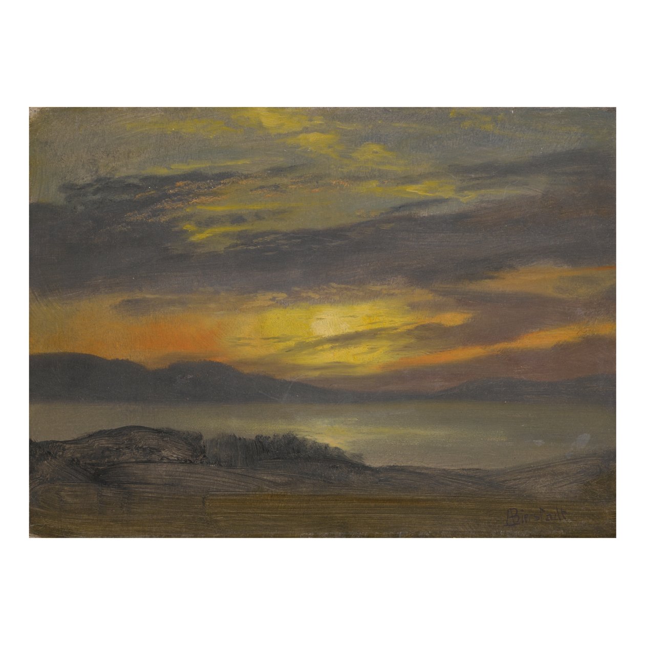 SUNSET alkotó: Albert Bierstadt