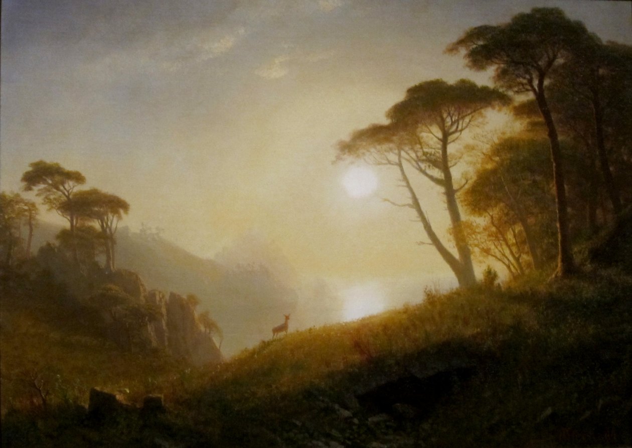 Jelenetek a Yosemite-völgyben alkotó: Albert Bierstadt