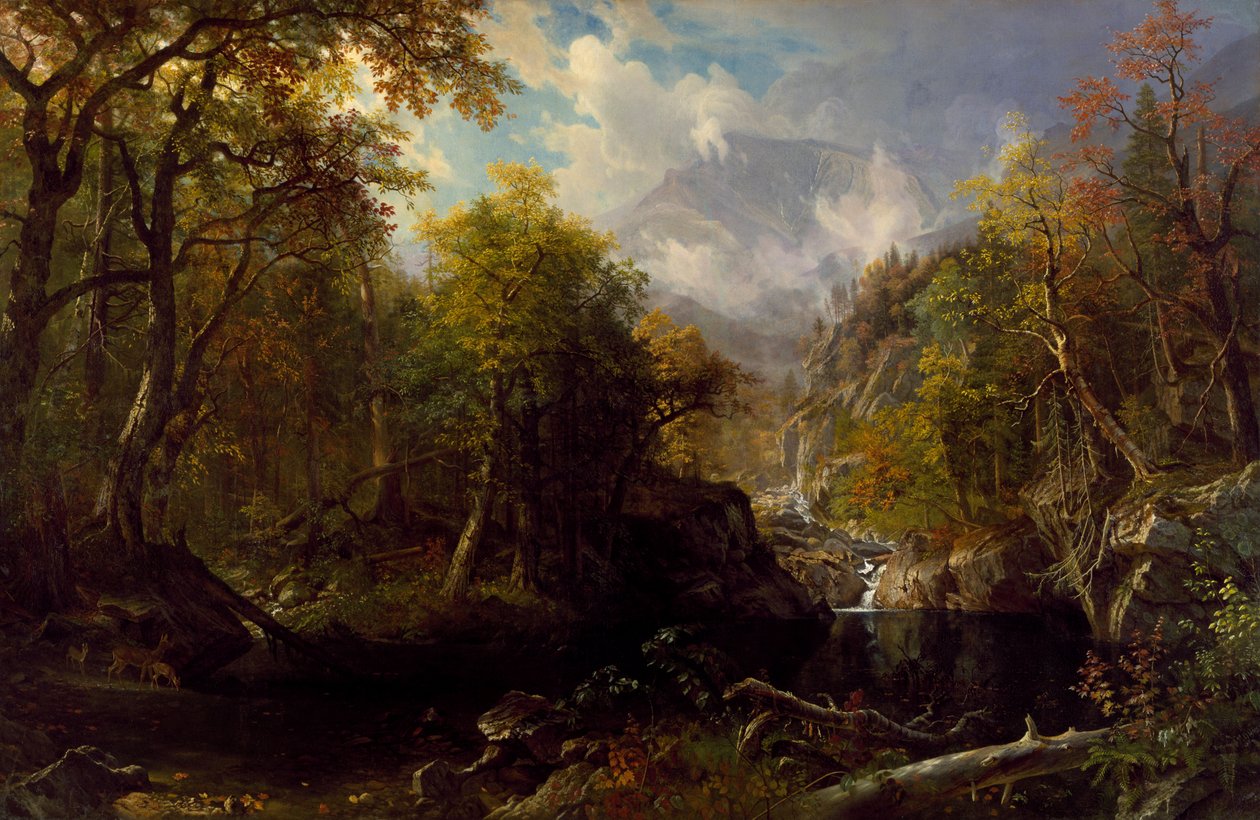 A Smaragd medence alkotó: Albert Bierstadt