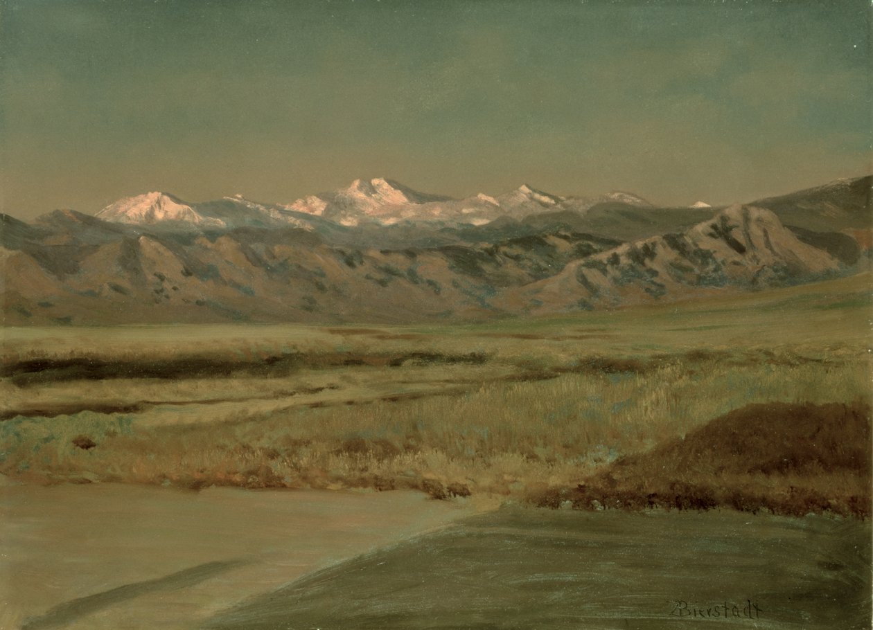 The Grand Tetons, Wyoming alkotó: Albert Bierstadt