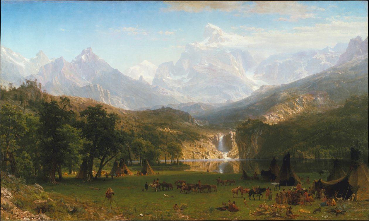 A Sziklás-hegység, a Lander-csúcs alkotó: Albert Bierstadt