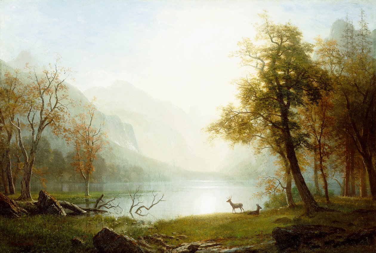 Völgy a Kings Canyonban, alkotó: Albert Bierstadt