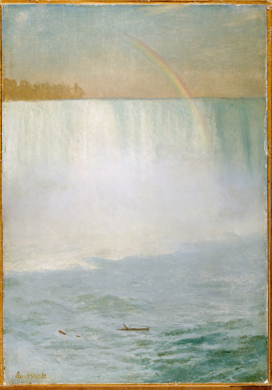 Vízesés és szivárvány, Niagara alkotó: Albert Bierstadt