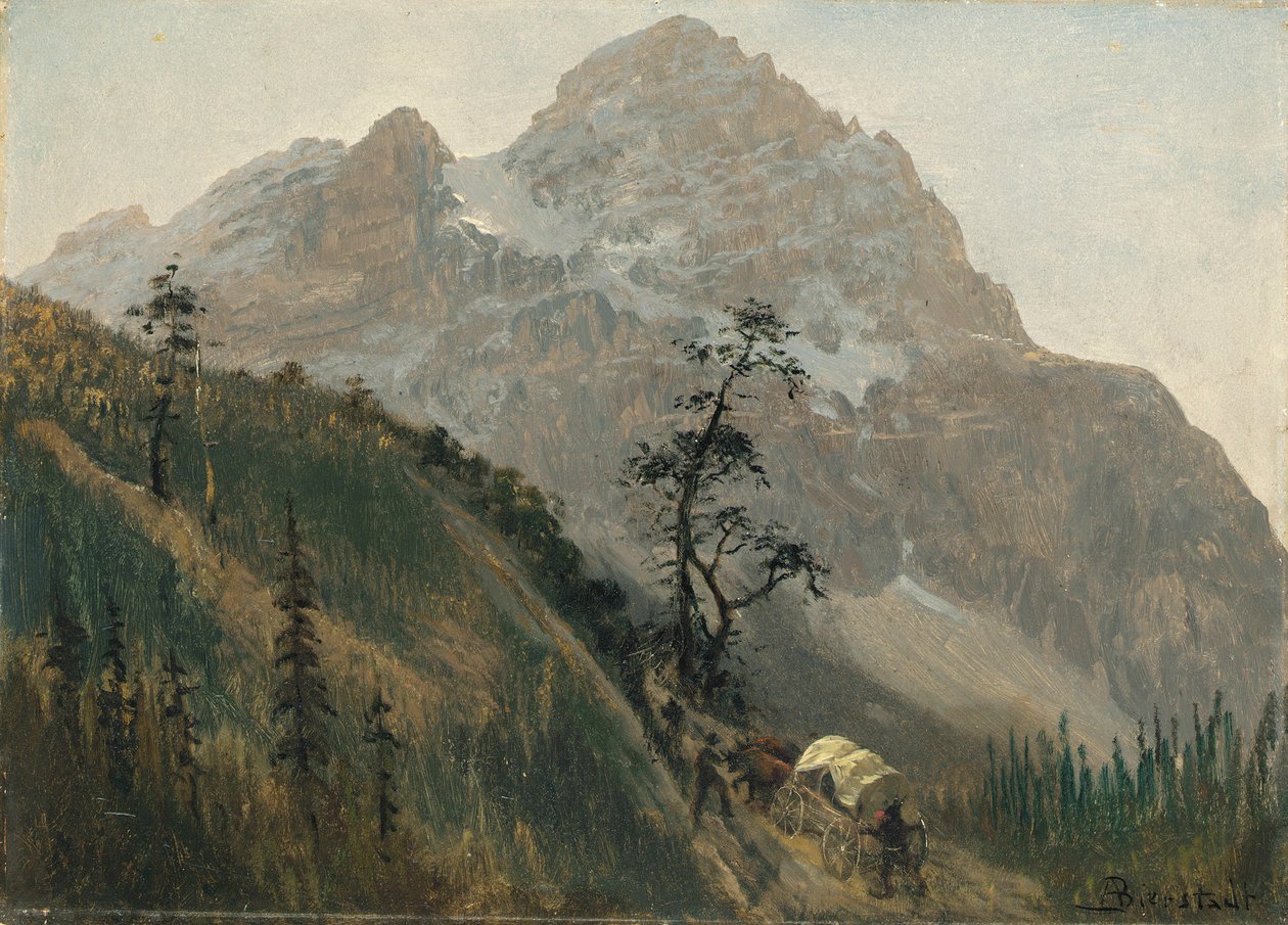 Western Trail, The Rockies alkotó: Albert Bierstadt
