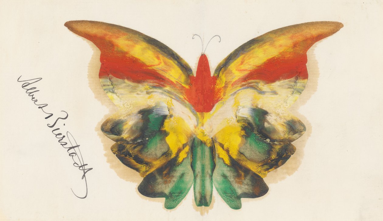 Gelber Schmetterling alkotó: Albert Bierstadt