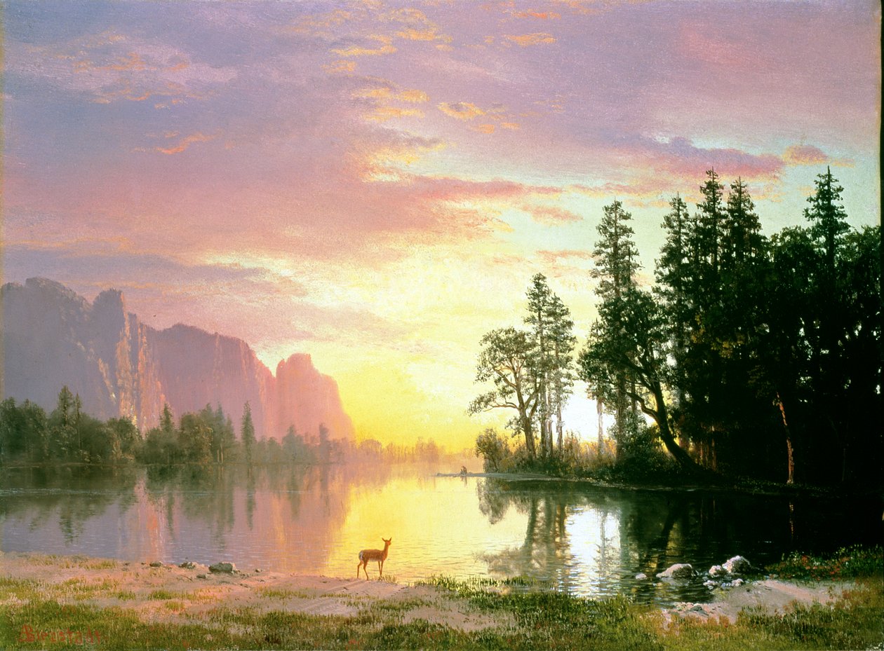 Yosemite-völgy alkotó: Albert Bierstadt
