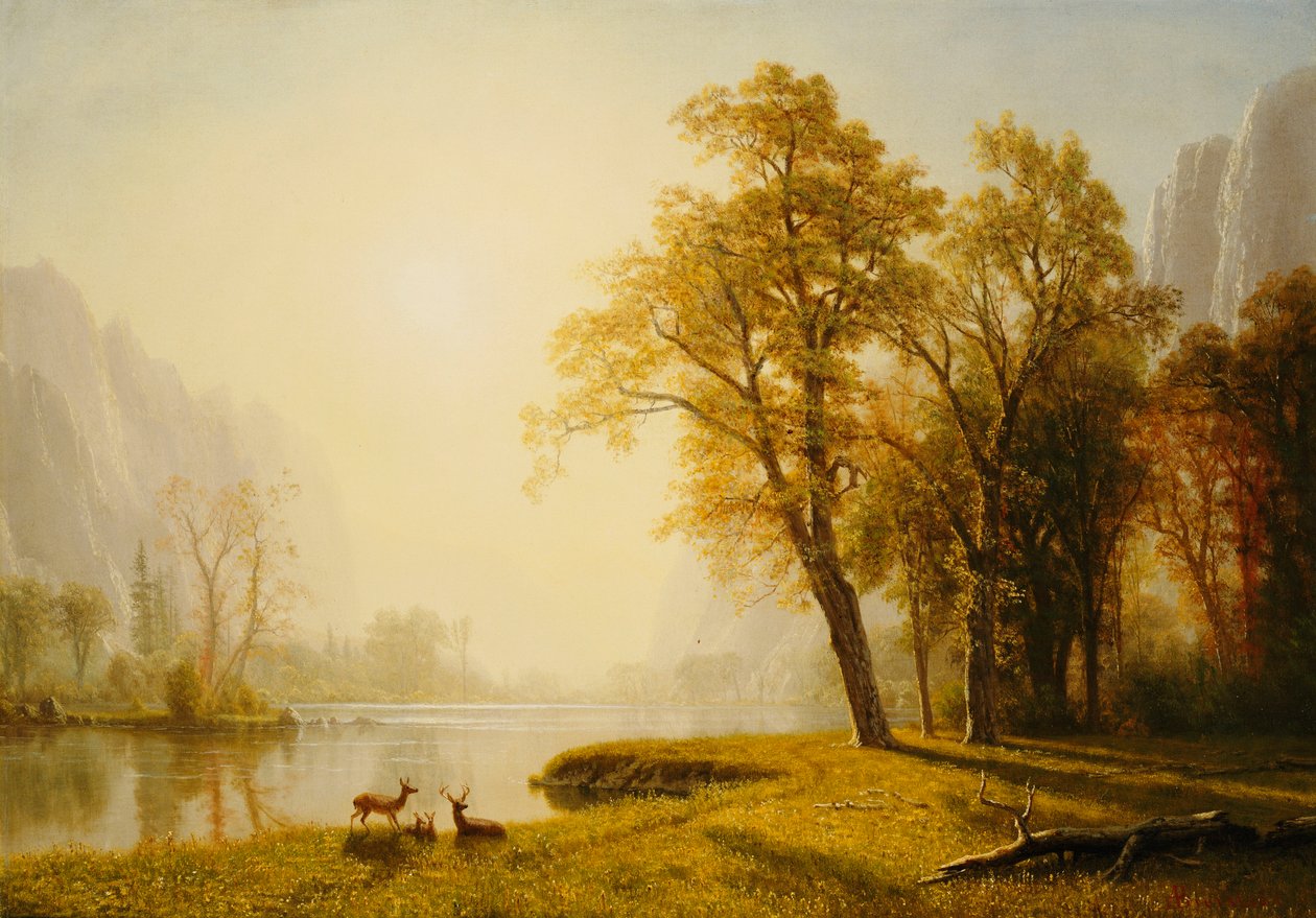 Yosemite-völgy alkotó: Albert Bierstadt
