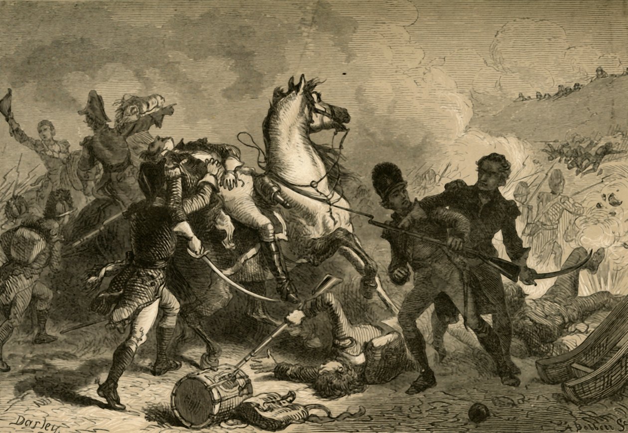New Orleans-i csata – Pakenham tábornok halála, 1878. alkotó: Albert Bobbett