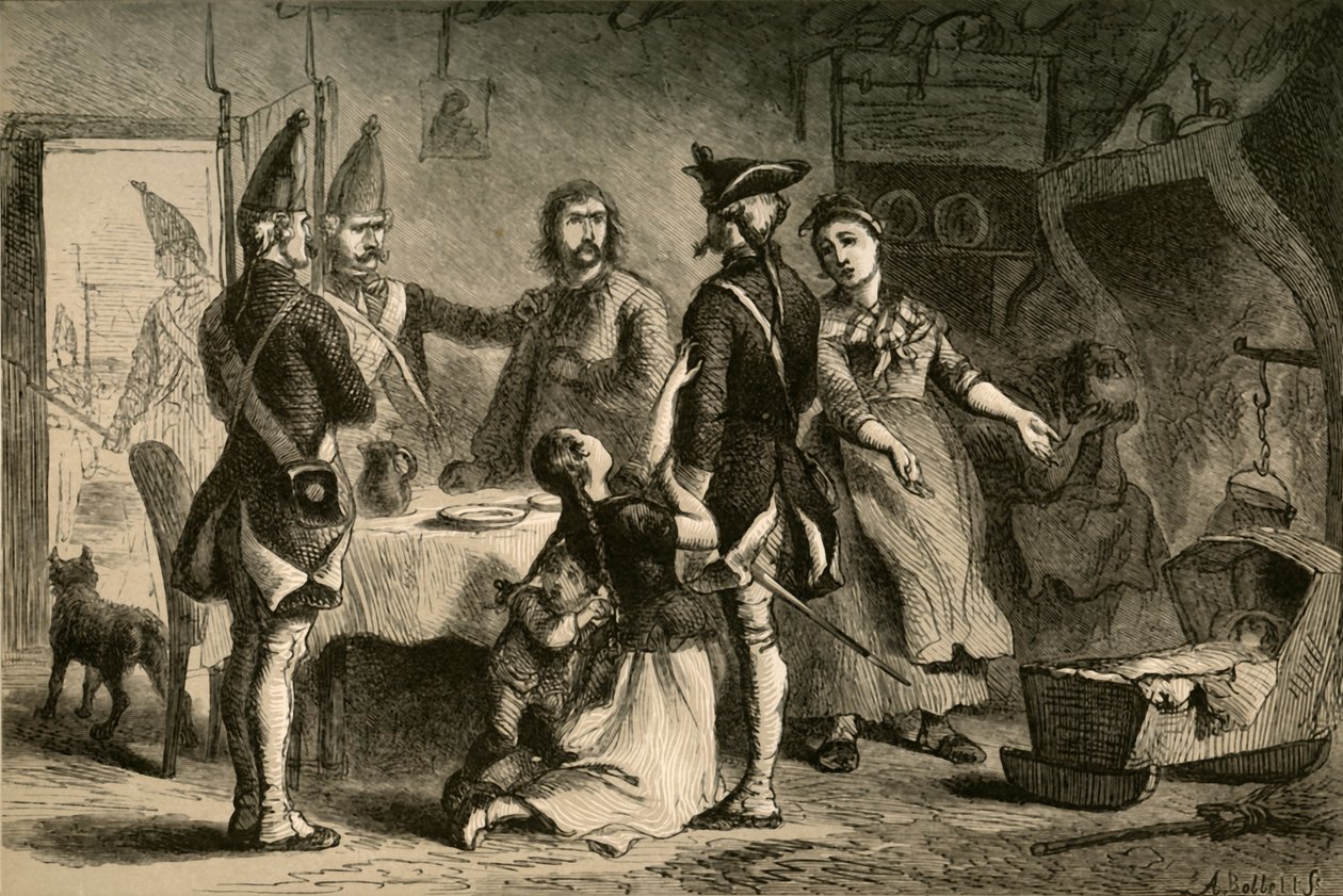 Német katonák behívása amerikai szolgálatra, 1877. alkotó: Albert Bobbett