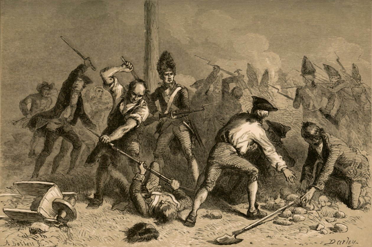 A Liberty Pole védelme New Yorkban, 1877. alkotó: Albert Bobbett