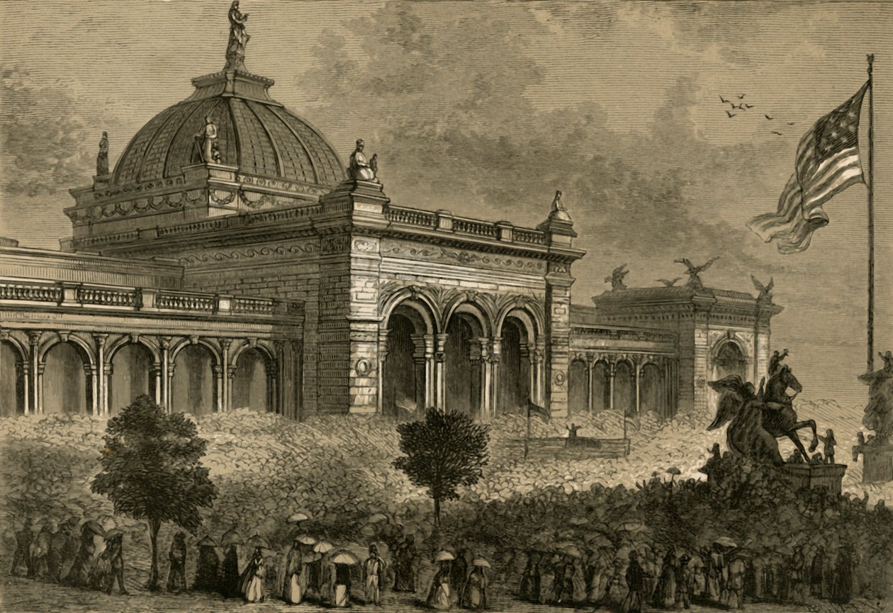 Százéves kiállítás megnyitója, 1876. május 4., 1878. alkotó: Albert Bobbett