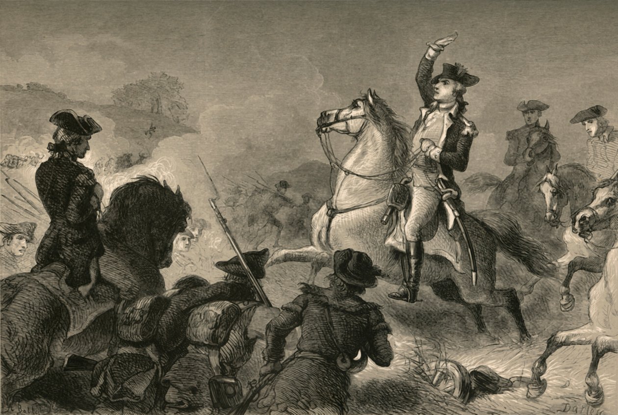 Washington, Monmouth, 1877. alkotó: Albert Bobbett