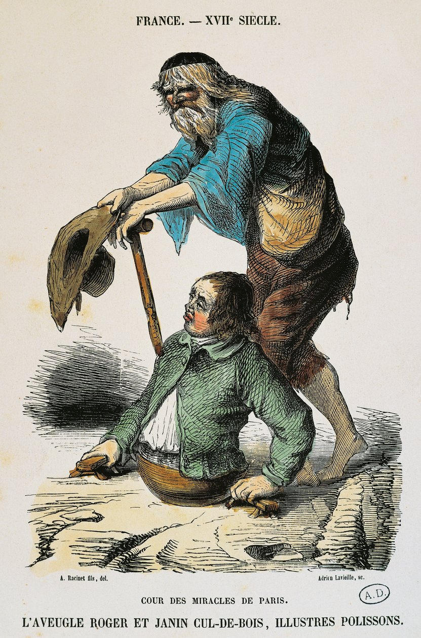 Csodák Udvara Párizsban, metszet: Auguste Racinet (1825-1893), Franciaország alkotó: Albert Charles August Racinet