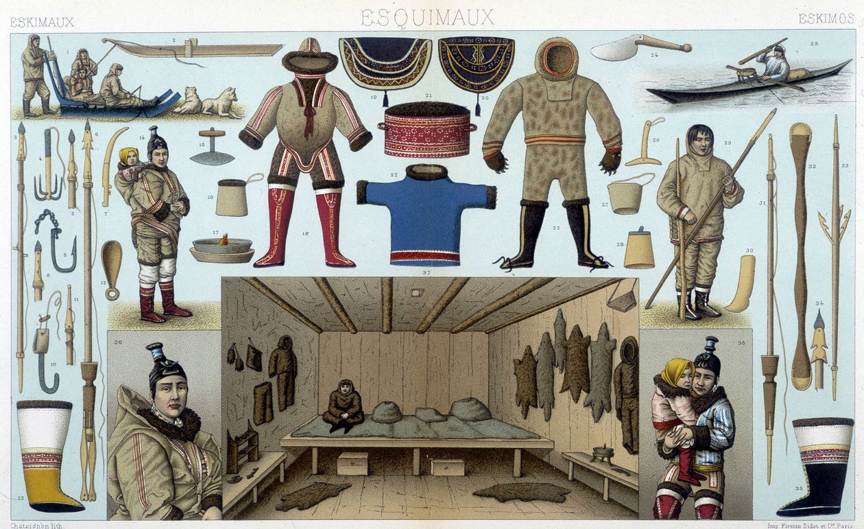 Illusztráció: A. Racinet (1872). alkotó: Albert Charles August Racinet