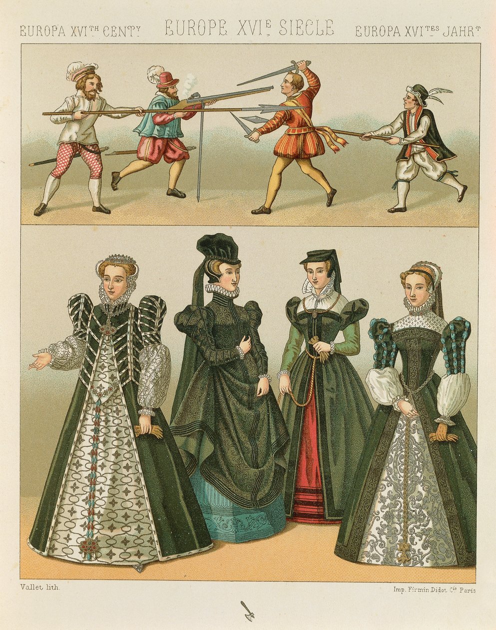 "Le Costume Historique" (A teljes jelmeztörténet), Auguste Racinet, IV. kötet alkotó: Albert Charles August Racinet