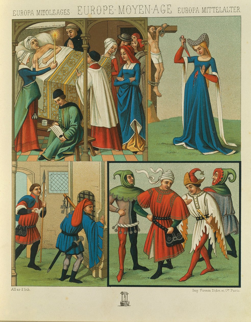 "Le Costume Historique" (A teljes jelmeztörténet), Auguste Racinet, IV. kötet alkotó: Albert Charles August Racinet