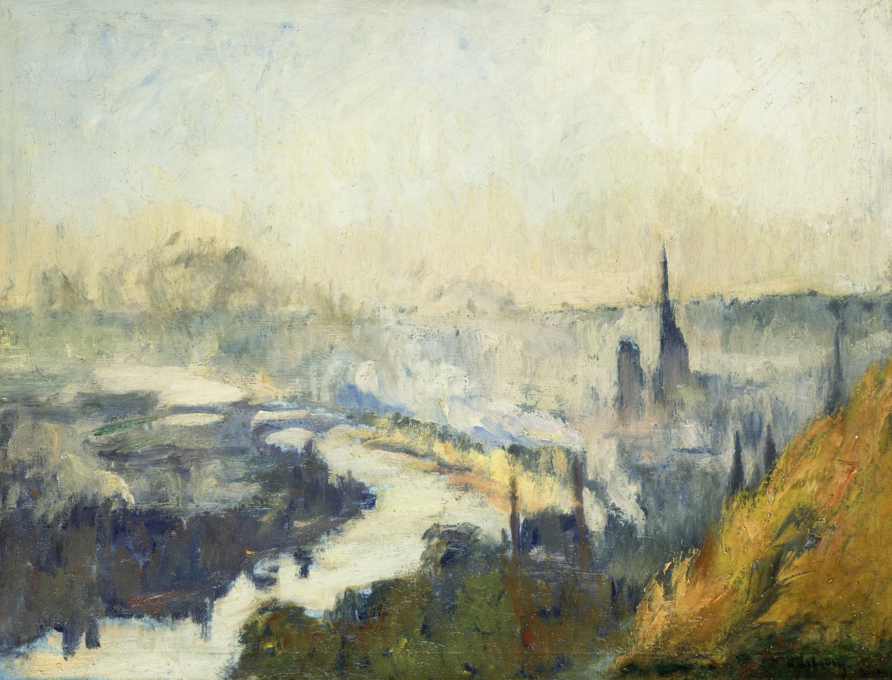 Szent Katalin hegy, Rouen alkotó: Albert Charles Lebourg