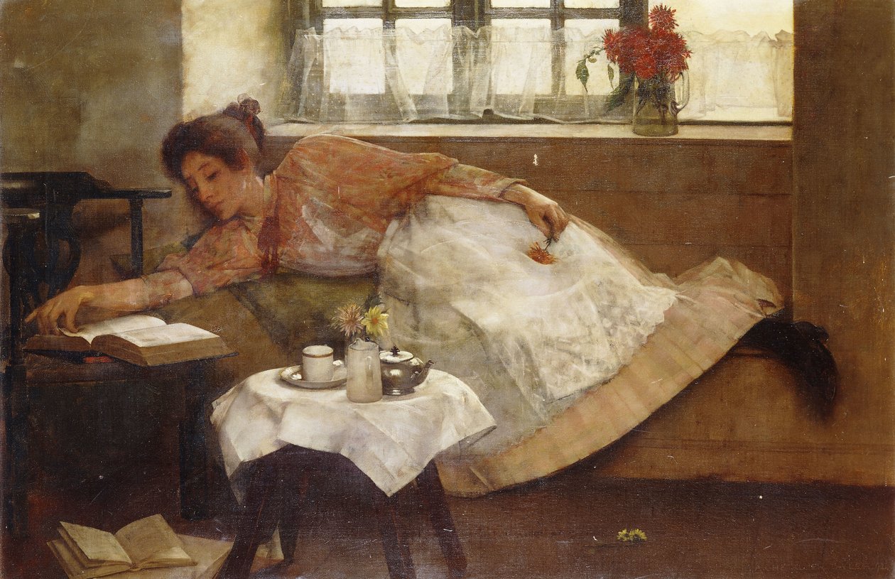 Teatime Rest, 1892 alkotó: Albert Chevallier Tayler