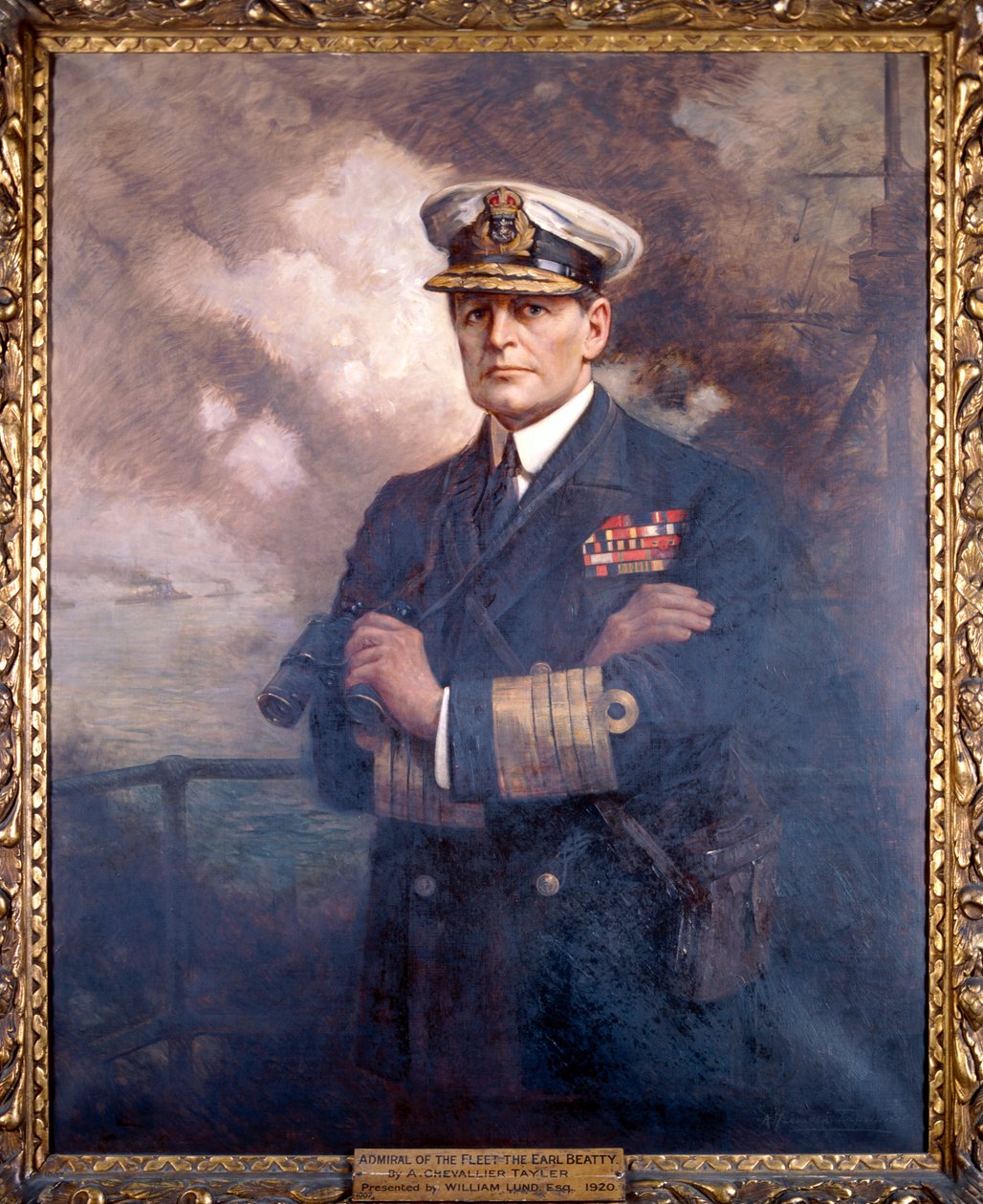 A flotta admirálisa, Beatty gróf, 1920 alkotó: Albert Chevallier Tayler