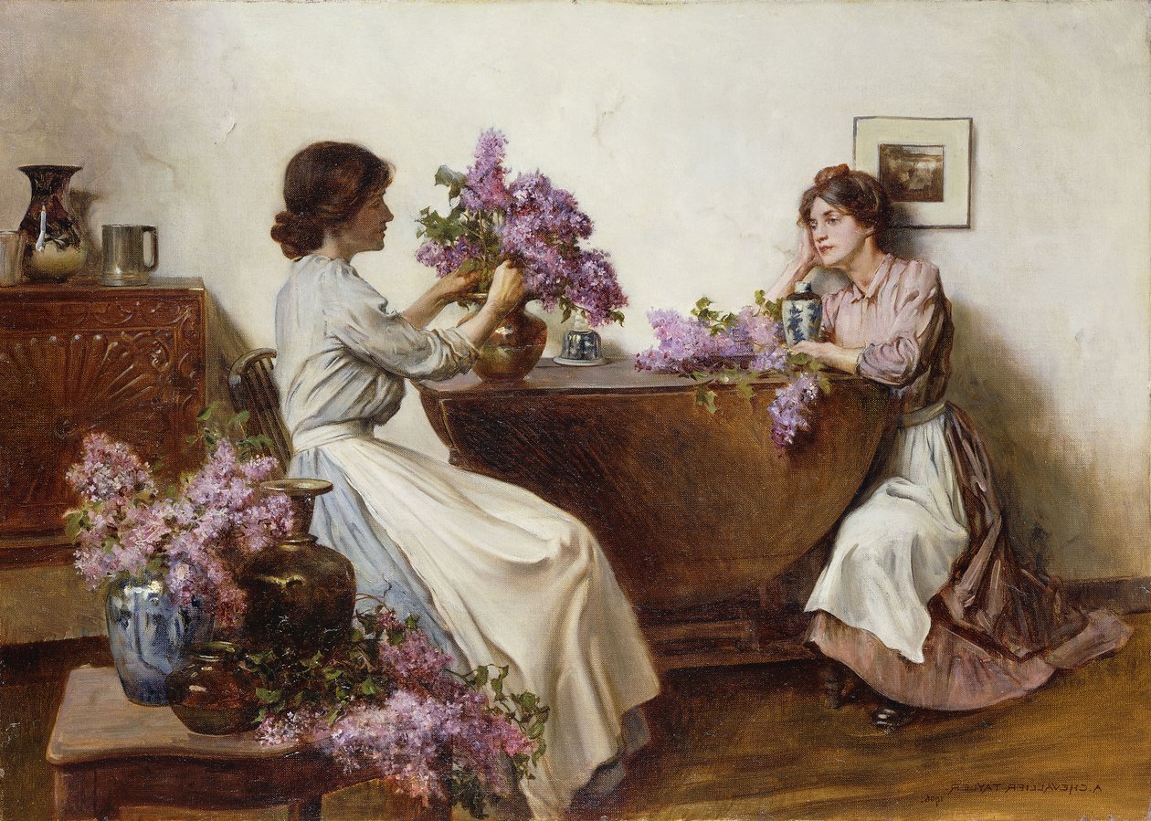 Az orgona rendezése, 1906 alkotó: Albert Chevallier Tayler