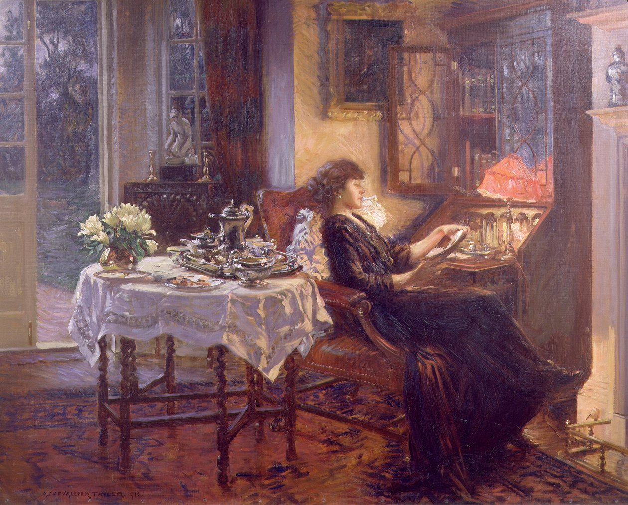 A csendes óra, 1913 alkotó: Albert Chevallier Tayler