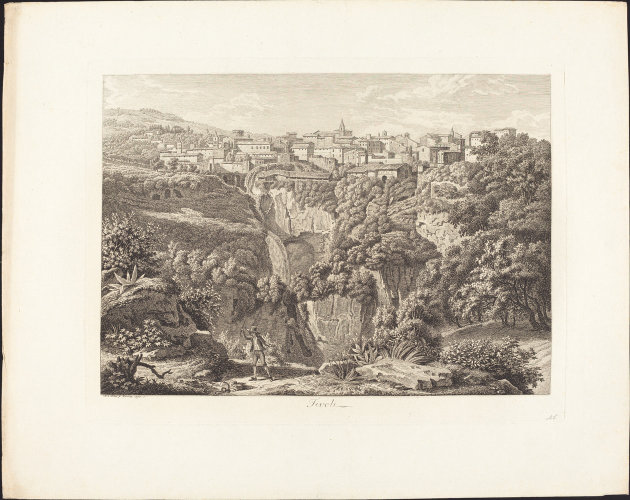 Tivoli alkotó: Albert Christoph Dies