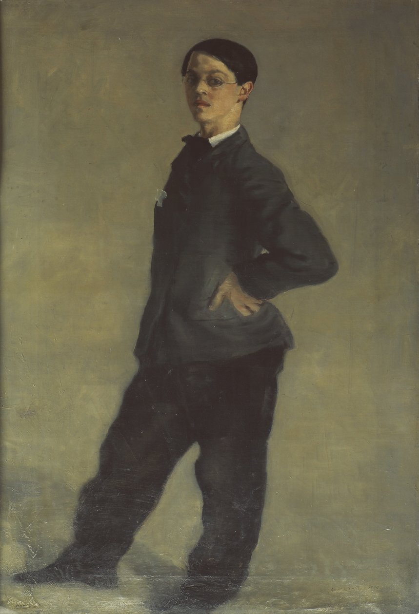 A művész önarcképe 16 évesen alkotó: Albert Daniel Rutherston