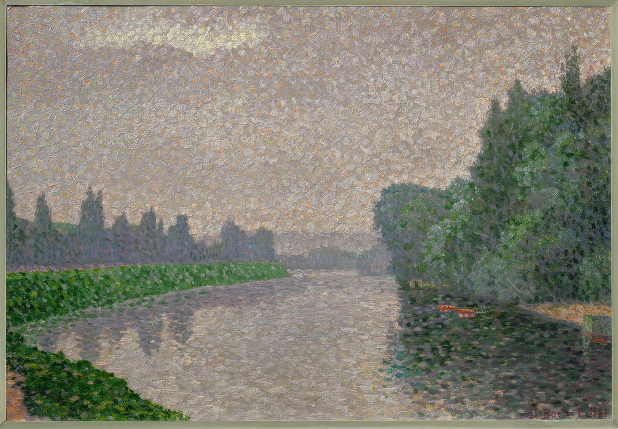 A Marne hajnalban alkotó: Albert Dubois Pillet